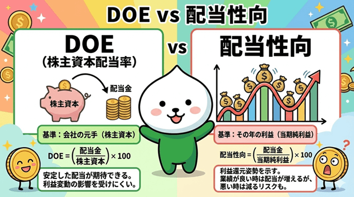 DOEと配当性向の違い